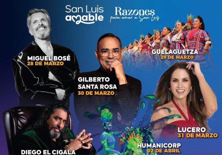 Miguel Bosé encabeza el cartel del Festival San Luis En Primavera 2026